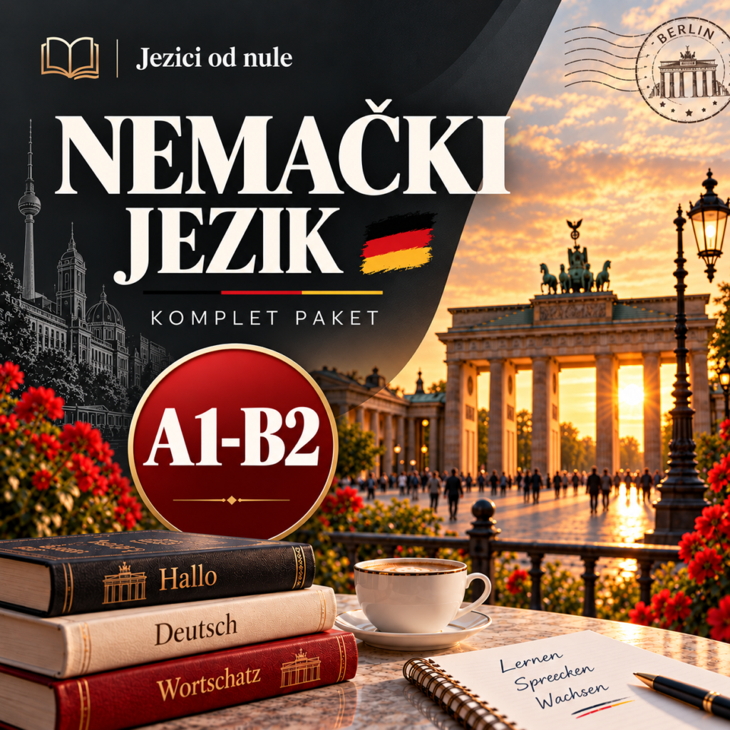 Nemački od nule – komplet A1–B2