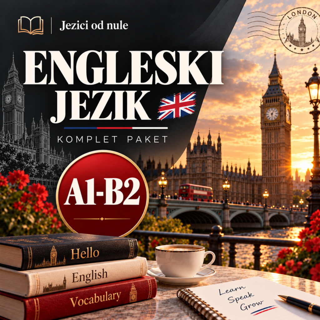 Engleski od nule – komplet A1–B2