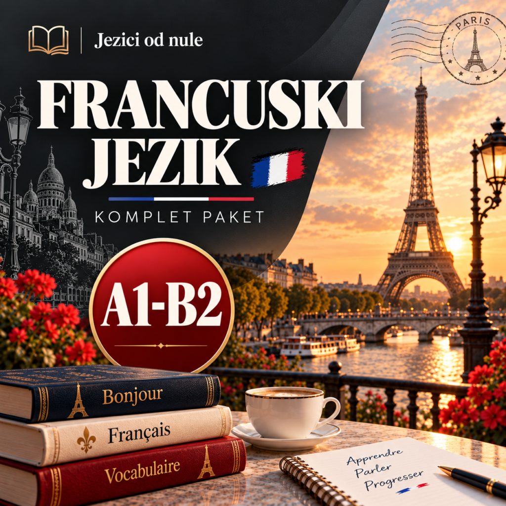 Francuski od nule – komplet A1–B2